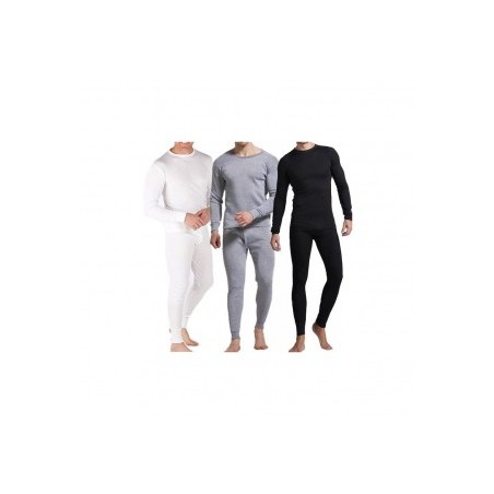 Pack Ensemble thermique blanc/noir/gris HOMME