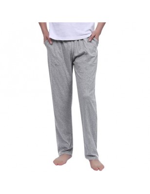Pantalon Pyjama Gris Homme Coton