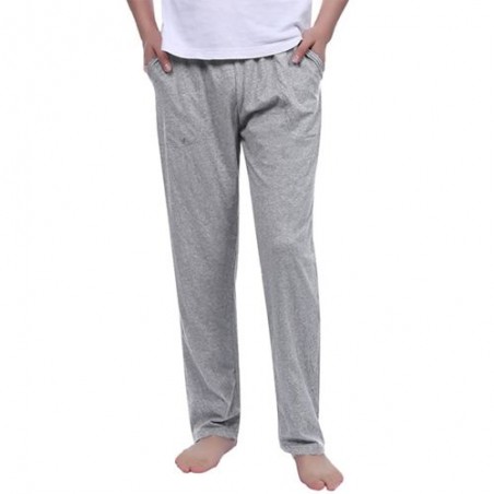 Pantalon Pyjama Gris Homme Coton