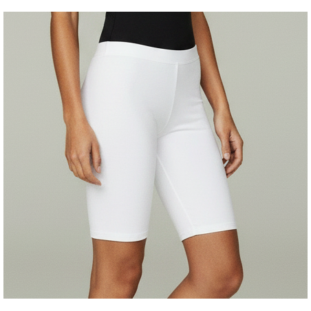 Short Cycliste Enfant Blanc